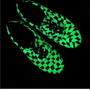 Vans Checkerboard Glow in the Dark Playform Vans Shoes Youth Mens Womens